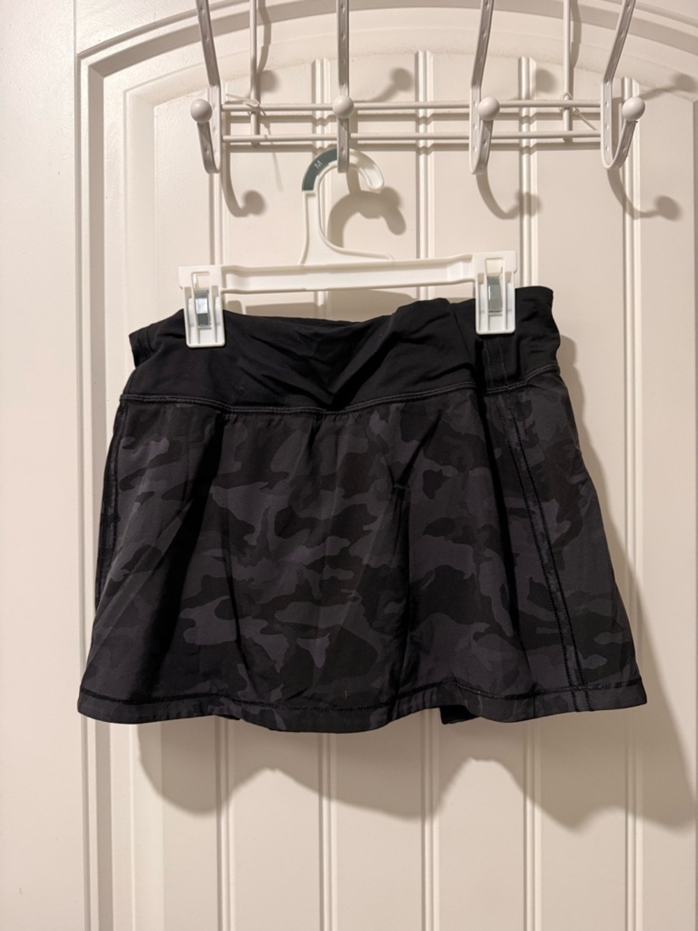 Black Camo Athletic Skort - Women